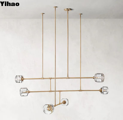 comprar 12'L Sala de Dormir de Brass Multi-Arm Ceiling Light Support OEM ODM fabricação em linha