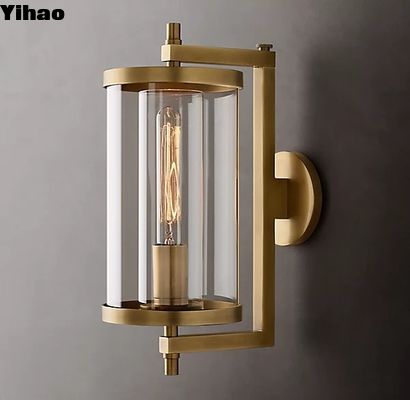 comprar Lâmpadas de parede decorativas de interiores luzes com acabamento de latão fabricação em linha