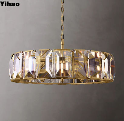 comprar Harlow Crystal Round Chandelier 43''Brass RH Crystal Chandelier com Copo de lâmpada para cima fabricação em linha