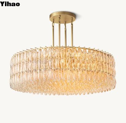 comprar 62' Sala de jantar Cristal Lustres Moderno 85-265 Volts fabricação em linha