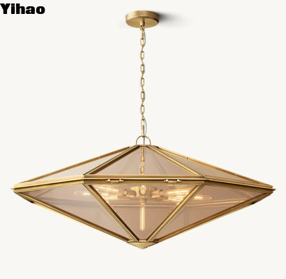 comprar Vidro Metal Suspendido Helena Pendente Luz Estilo Contemporâneo fabricação em linha
