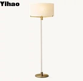 comprar K9 Cristal de vidro de aço Lâmpadas de chão contemporâneas Lâmpadas de chão modernas 72' H fabricação em linha