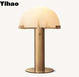 comprar Restaurantes 15W E26 LED Lâmpadas de mesa de cama com uma sombra de alabastro fabricação em linha