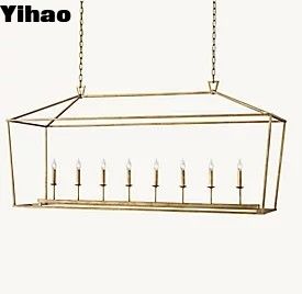 comprar E12 / Candelabra Crystal Candle Vintage Farmhouse Lustreiro 110V-220V fabricação em linha