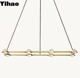 comprar Lâmpada de teto de quinta de bronze antigo 110V-220V fabricação em linha