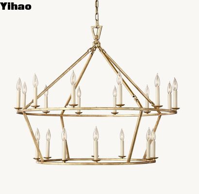 comprar Lâmpadas de latão personalizadas com direção para baixo da lâmpada e tipo de lâmpada de candelabro fabricação em linha