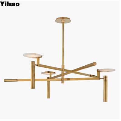 comprar Melange grande candelabro de disco flutuante personalizar Vintage LED candelabro de luz interior 110-240V Voltagem fabricação em linha