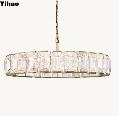 comprar American High-End Crystal Chandelier Harlow Crystal Round Chandelier 60' fabricação em linha