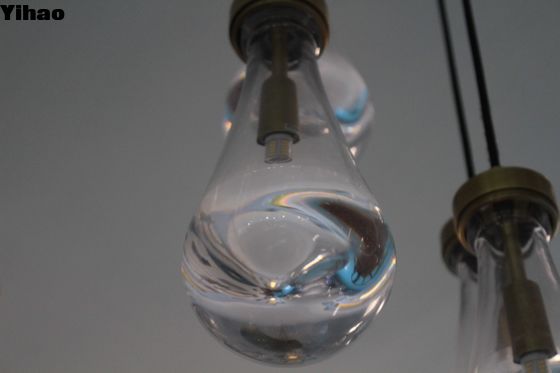 comprar Lâmpada de candelabro de cristal de cobre redondo de chuva com dimensão de senhor ajustável D 120cm fabricação em linha