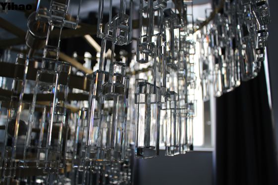 comprar Lâmpadas de cristal de laca, acabado de latão, com diâmetro de 91 cm. fabricação em linha