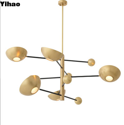 comprar Arte Moderna LED Decorativo Lâmpadas Pendente Moderno Tecto Alto Redondo Hotel Luxo Lustreiro fabricação em linha