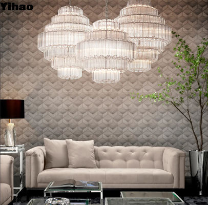 comprar Villa Hall Modern Luxury Art Deco Design Cristal Lâmpadas Para Hotel Casa Sala de estar fabricação em linha