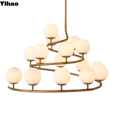 comprar Lâmpadas de cristal de luxo contemporâneo Villa de cristal decorativo Lâmpadas de pendurar para sala de jantar fabricação em linha