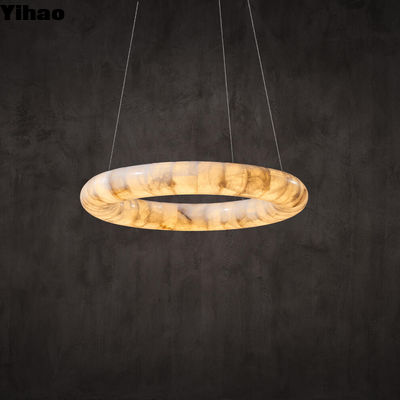 comprar Pendente de curva congelada Alabastro candelabro de mármore para decoração interior sofisticada fabricação em linha