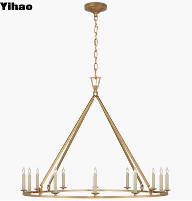 comprar Visual Comfort Darlana Large Single Ring Chandelier CHC 5174 fabricação em linha