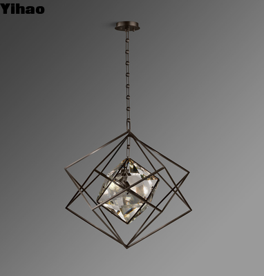 comprar Lustre Nórdico Moderno em Latão com Luz Branca Quente 3000K CCT fabricação em linha