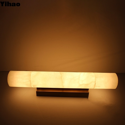 comprar Modern LED Wall Lamp Alabaster White Round Design for Living Room fabricação em linha