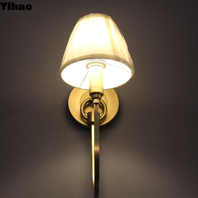 comprar Modern Brass LED Wall Lamp with Warm White Light for Living Room fabricação em linha