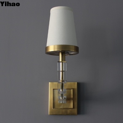 comprar Modern Brass LED Wall Sconce with Dimmer for Living Room fabricação em linha