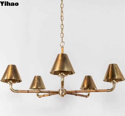 comprar American Brass Modern Retro Designer Pendant Light com controle sem fio de altura ajustável e vida útil de 50000 horas fabricação em linha