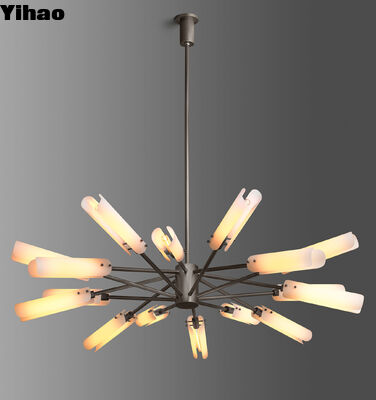 comprar Moderno Corpo de latão de altura ajustável Suspensão de luz com 50000 horas de vida útil para sala de estar fabricação em linha