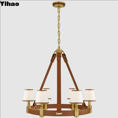 comprar YH Luxury Vintage Brass LED Pendant Light Chandelier com design personalizável para cozinha e refeição fabricação em linha