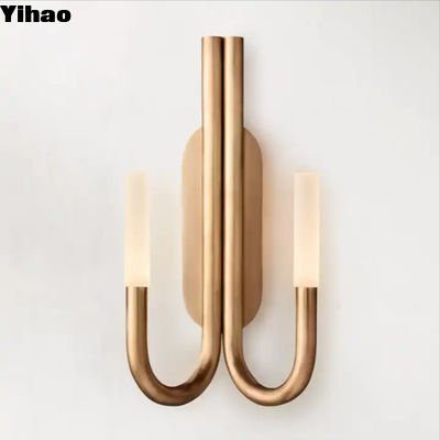 Lâmpada de parede Soluções de iluminação funcional elegante para casa Metal ouro luz decorativa escritório interior