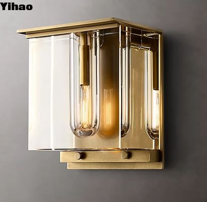 25W Sand Cast Brass Modern Indoor Wall Sconces para sala de estar