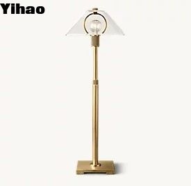 Lâmpadas de mesa de cama com fio rígido de altura ajustável
