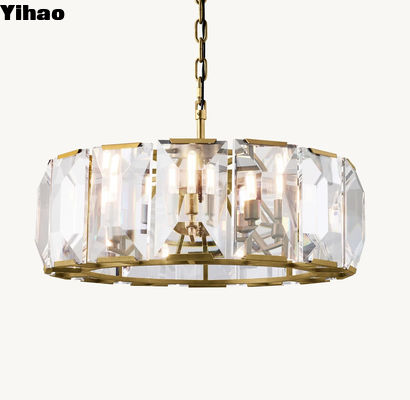 Modern Luxury Living Room Chandelier Harlow Crystal Round Chandelier 31'