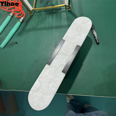 Lâmpada de parede de latão e alabastro com 3500K LED branco quente Design moderno para sala de estar e quarto