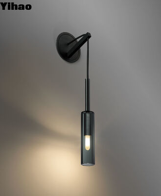 Moderno LED Pendente Sconce de parede com altura ajustável iluminação dimmable e sombra oval para uso interno